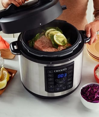 crockpot maaltijd bereiden
