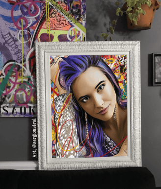 Pintura única em estilo Pop-Art para colecionadores de arte