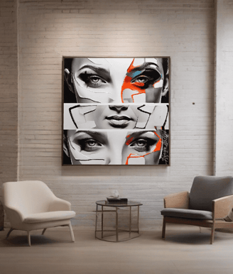 Pintura vibrante em Pop-Art: Transforme sua casa em uma galeria