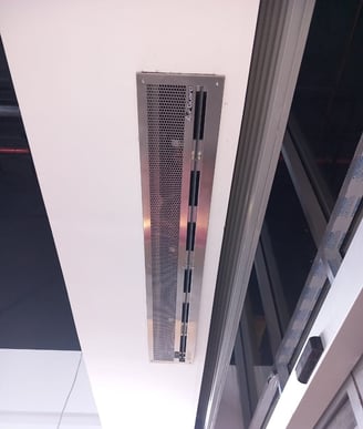 Recessed Air Curtain