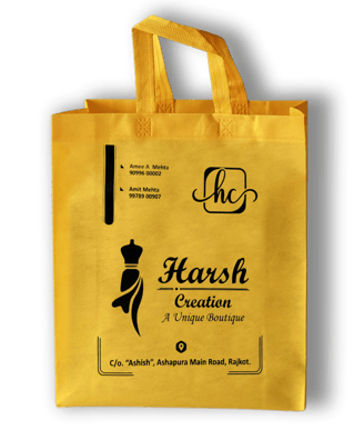 Non Woven Box Bag With Print