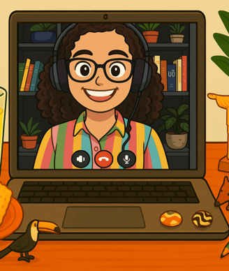 Professeure brésilienne des cours en ligne