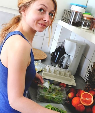 woman preparing food