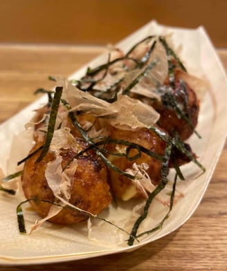 Japanese Takoyaki Octopus Balls