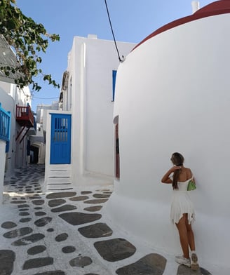 Chora, Mykonos streets