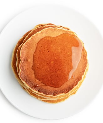 egg used to make the pancake, otas based pancake which is high in carbs and high in protein