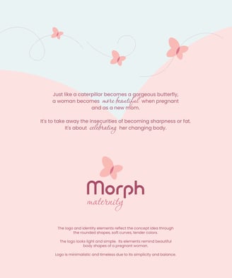 Pregnancy care brand identity and logo design
