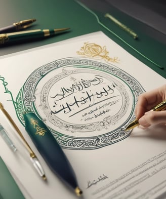 a person writing a letter to a person with a pen