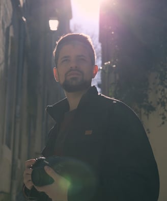 portrait d'un photographe talentueux basé sur Montpellier