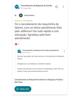 Cancelamento da Maquininha Getnet em Braganca Paulista Sao Paulo