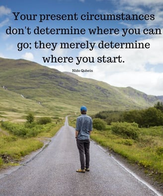 Quote, Your present circumstances don't determine where you can go;
