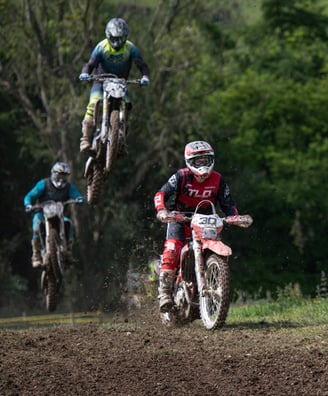 Motocross rider, Babel, North Wales, UK