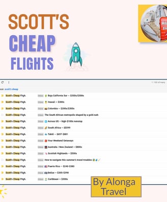 Scotts cheap flight