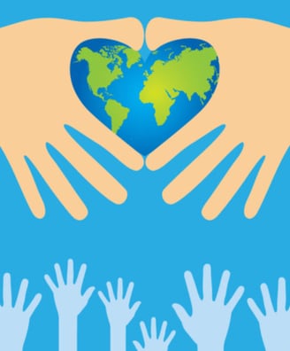 So many helping hands make the world go round. We need everyone working together!