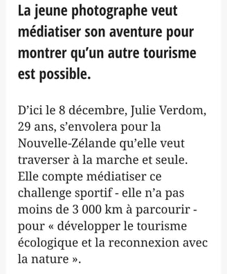 les limites du possible - article la rep - Julie verdom