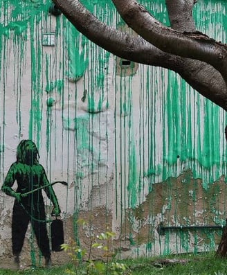 Mural de Banksy em Londres