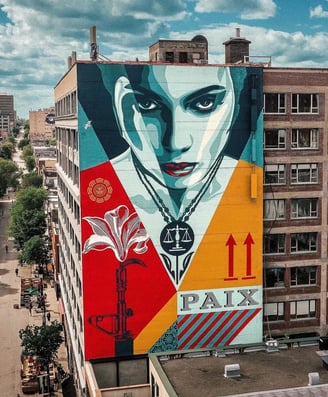 Streetart – Obey Giant em Montreal, Canada – Barbara Picci