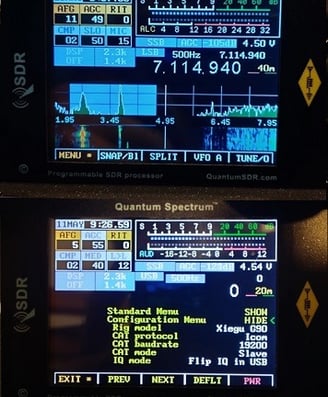 Quantum Spectrum DSP M2 menu image