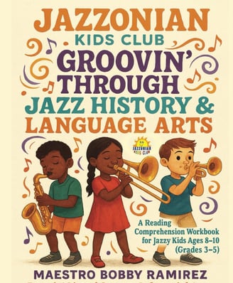 Jazzonian Kids Club: Groovin' Through Jazz History & Language Arts: A Reading Comprehension Workbook