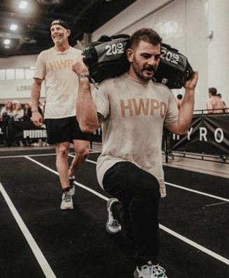 Mat Fraser Doing His First Hyrox.