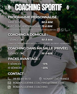 Tarif coaching fitness