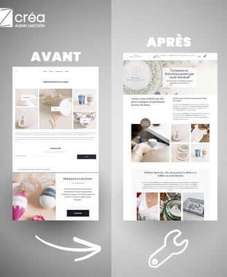 Refonte de sites web vieillissants, dépassés pour un design professionnel, par Lz Créa