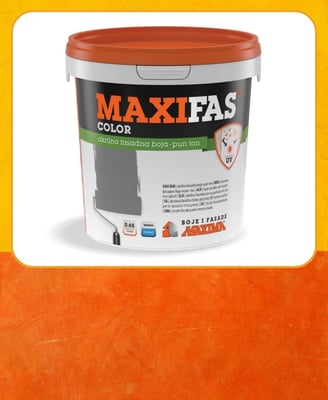 MAXIFAS® Color Акрилна фасадна боја-полн тон