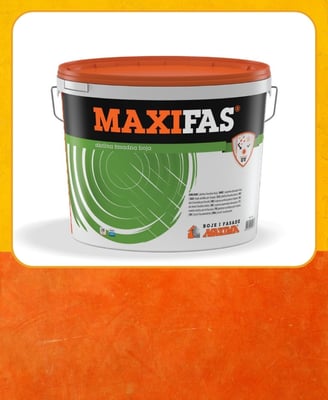 MAXIFAS® Квалитетна, фасадна боја, на акрилна база.