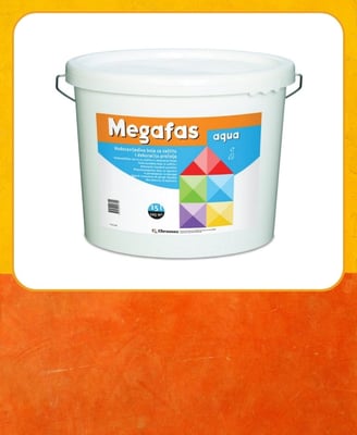 MEGAFAS Aqua Економична боја за фасадни и внатрешни ѕидови