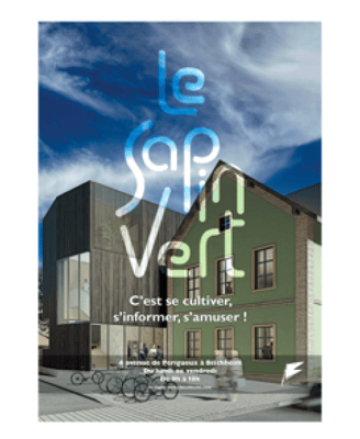 poster for the opening day of "le sapin vert"