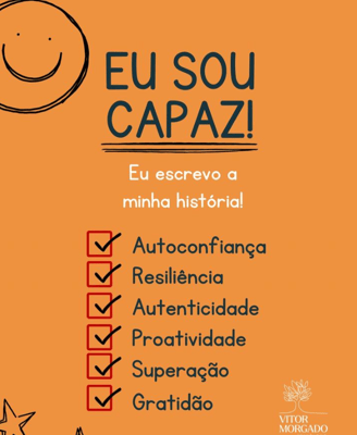 Eu sou capaz.