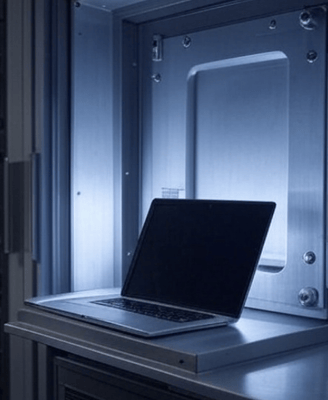 Ordinateur pour la Journée mondiale de la sauvegarde des données informatiques.
