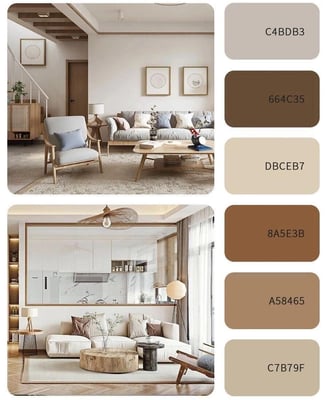 Des couleurs neutres et tendances