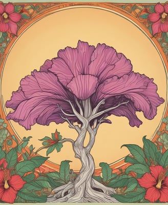 Hibiscus and women 