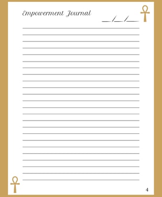 Empowerment Journal by Davida Roze
