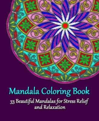 cover of 33 mandalas coloring book