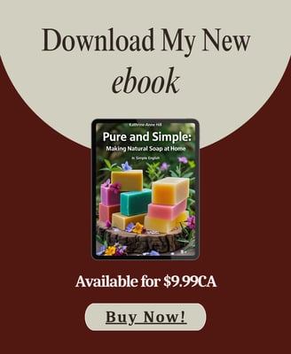 an  eBook cover showing handmade soaps