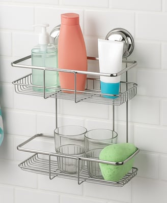 custom suction cup 2 tier basket supplier of China