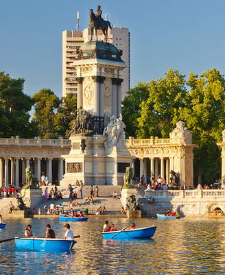 Parque del Retiro, Madrid: Verano