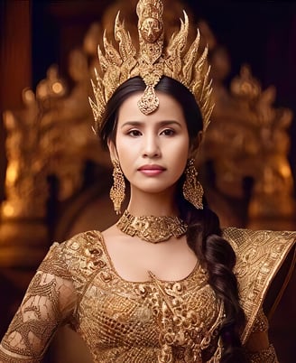 The poise and grace of Parichad's Royal Laotian lineage as imagined by Peter Pickering