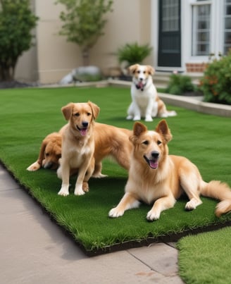 green and blue grass field