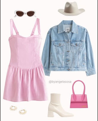 Outfit romántico para primavera verano