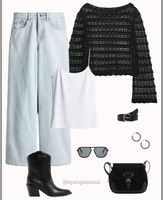 Idea de look casual para ir a la universidad