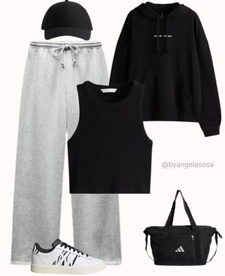 Outfit cómodo en negro