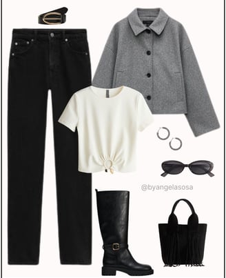 Idea de outfit casual elegante