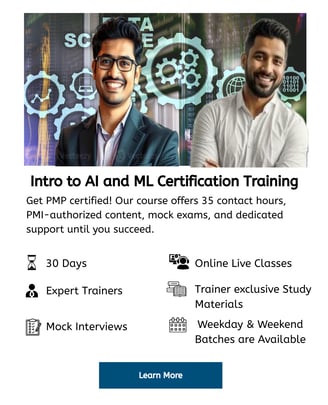 Intro to AI and ML Certification Training
