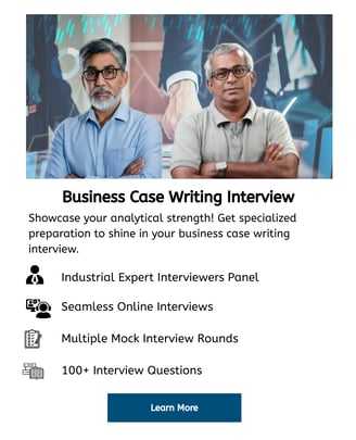 Business Case Writing Interview Bootcamp