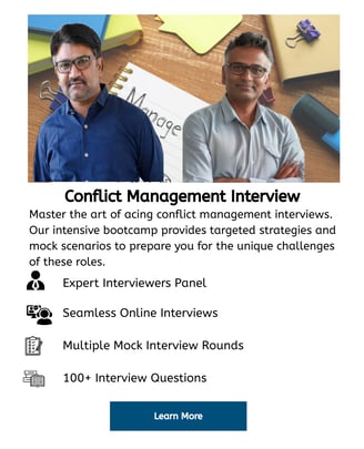 conflict management interview bootcamp
