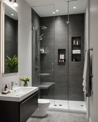 Professional bathroom deep cleaning service in Boca Raton by Cleana Group. Sparkling tiles, sanitized surfaces, and mold-free