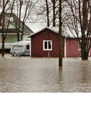 Storm flooding